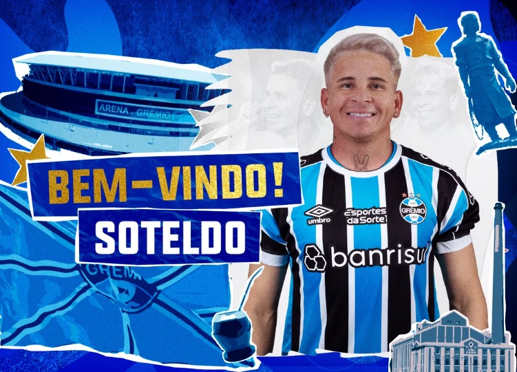 Grêmio anuncia Soteldo