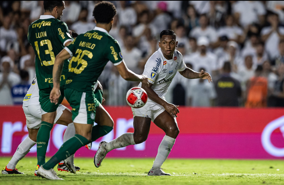 Santos na frente, merecidamente