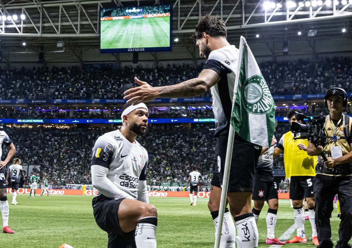 Corinthians na frente pelo título